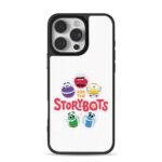 Ask the StoryBots with five cute cartoon robots Phone Case