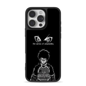 Blue Lock Kaiser soccer anime art with sharp eyes Phone Case