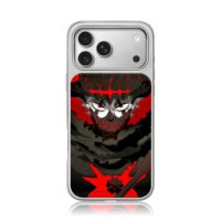 Black Clover Asta devil form four leaf clover red black anime art Phone Case