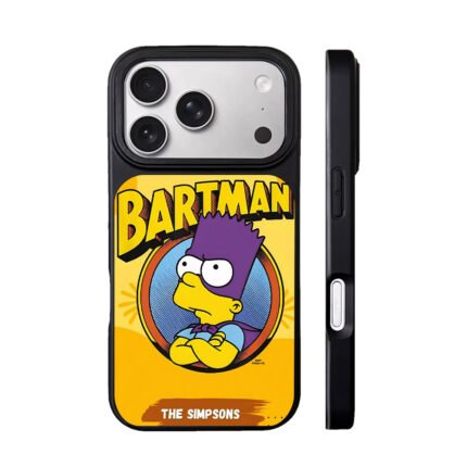 Bartman Bart Simpson The Simpsons comic style cartoon artwork Phone Case