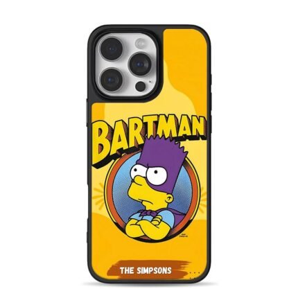 Bartman Bart Simpson The Simpsons comic style cartoon artwork Phone Case