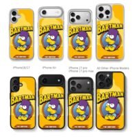 Bartman Bart Simpson The Simpsons comic style cartoon artwork Phone Case