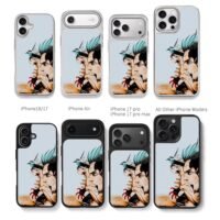 Black Clover Asta and Yami Sukehiro battle anime art Phone Case