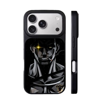 Black Clover Yami smoking glowing golden eye anime art Phone Case
