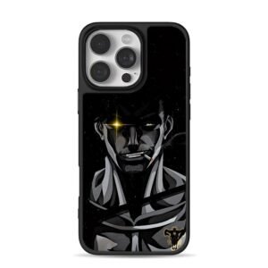 Black Clover Yami smoking glowing golden eye anime art Phone Case