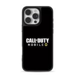 Call of Duty Mobile logo with yellow M on black Phone Case