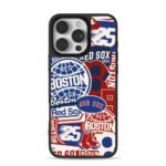 Boston Red Sox MLB sticker collage red blue white Phone Case