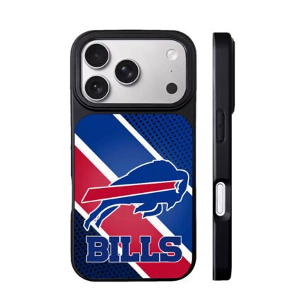 Buffalo Bills NFL logo red blue striped design Phone Case