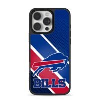 Buffalo Bills NFL logo red blue striped design Phone Case