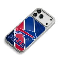 Buffalo Bills NFL logo red blue striped design Phone Case