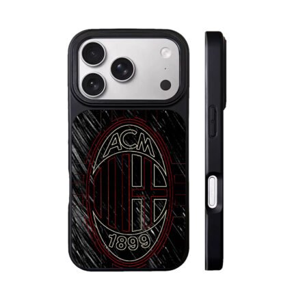 AC Milan ACM 1899 grunge striped team badge Phone Case