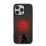 Berserk red sun face and robed cult worshipper Phone Case