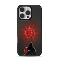 Berserk red sun face and robed cult worshipper Phone Case