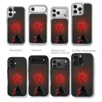 Berserk red sun face and robed cult worshipper Phone Case