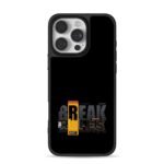 Break The Rules bold motivational typography graphic print Phone Case
