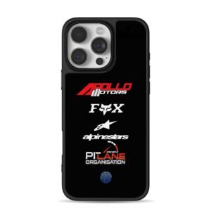 Apollo Motors Fox Alpinestars Pit Lane race logos Phone Case