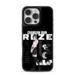 Chainsaw Man Reze anime girl, bomb demon and manga panels Phone Case