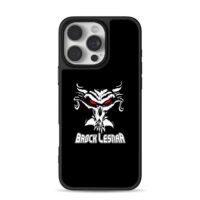 Brock Lesnar text horned demon skull red eyes Phone Case