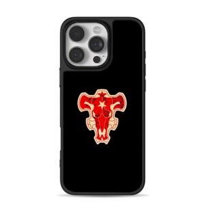 Black Clover Black Bulls red bull skull emblem Phone Case