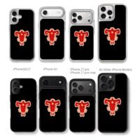 Black Clover Black Bulls red bull skull emblem Phone Case