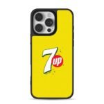 7up classic logo with since1929 on bright yellow background Phone Case