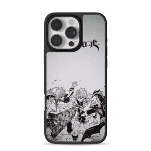 Black Clover anime manga battle group character art Phone Case