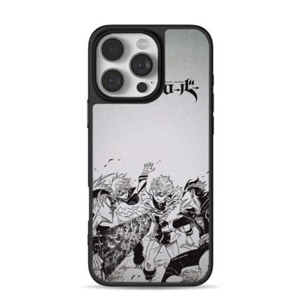 Black Clover anime manga battle group character art Phone Case