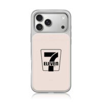 7 Eleven logo on light beige background Phone Case