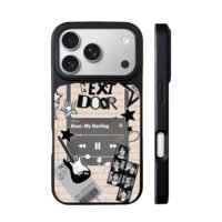 BoyNextDoor kpop music guitar headphones polaroid Phone Case