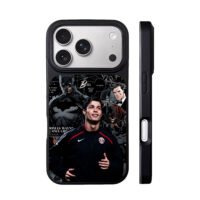 C Ronaldo Batman comic collage with Bruce lines Phone Case