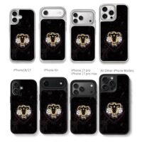 Black Clover Bulls emblem with clovers and swords Phone Case