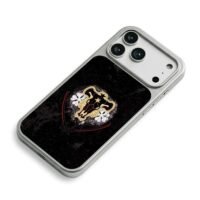 Black Clover Bulls emblem with clovers and swords Phone Case