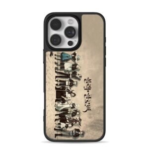 Black Clover anime character group illustration Phone Case