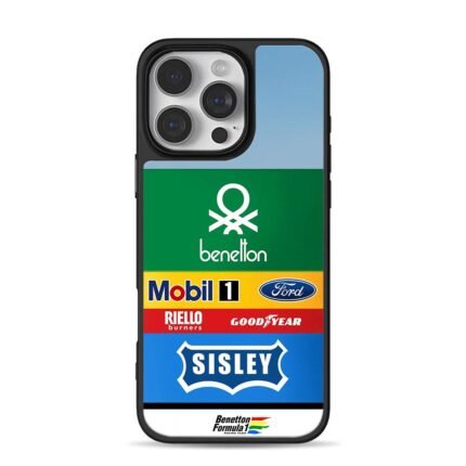 Benetton Ford Mobil1 Goodyear Sisley F1 livery Phone Case
