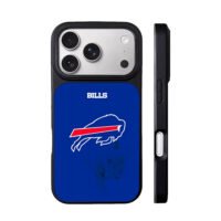 Buffalo Bills team logo with BILLS text on royal blue background Phone Case
