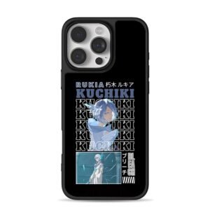 Bleach Rukia Kuchiki anime character graphic art Phone Case