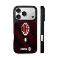 AC Milan logo red black pattern Italy shield Phone Case