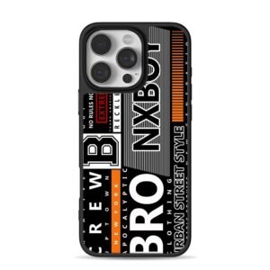 Black urban street style print bro nxboy new york Phone Case