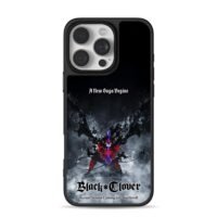 Black Clover dark winged demon anime promo art Phone Case