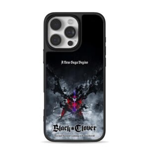 Black Clover dark winged demon anime promo art Phone Case