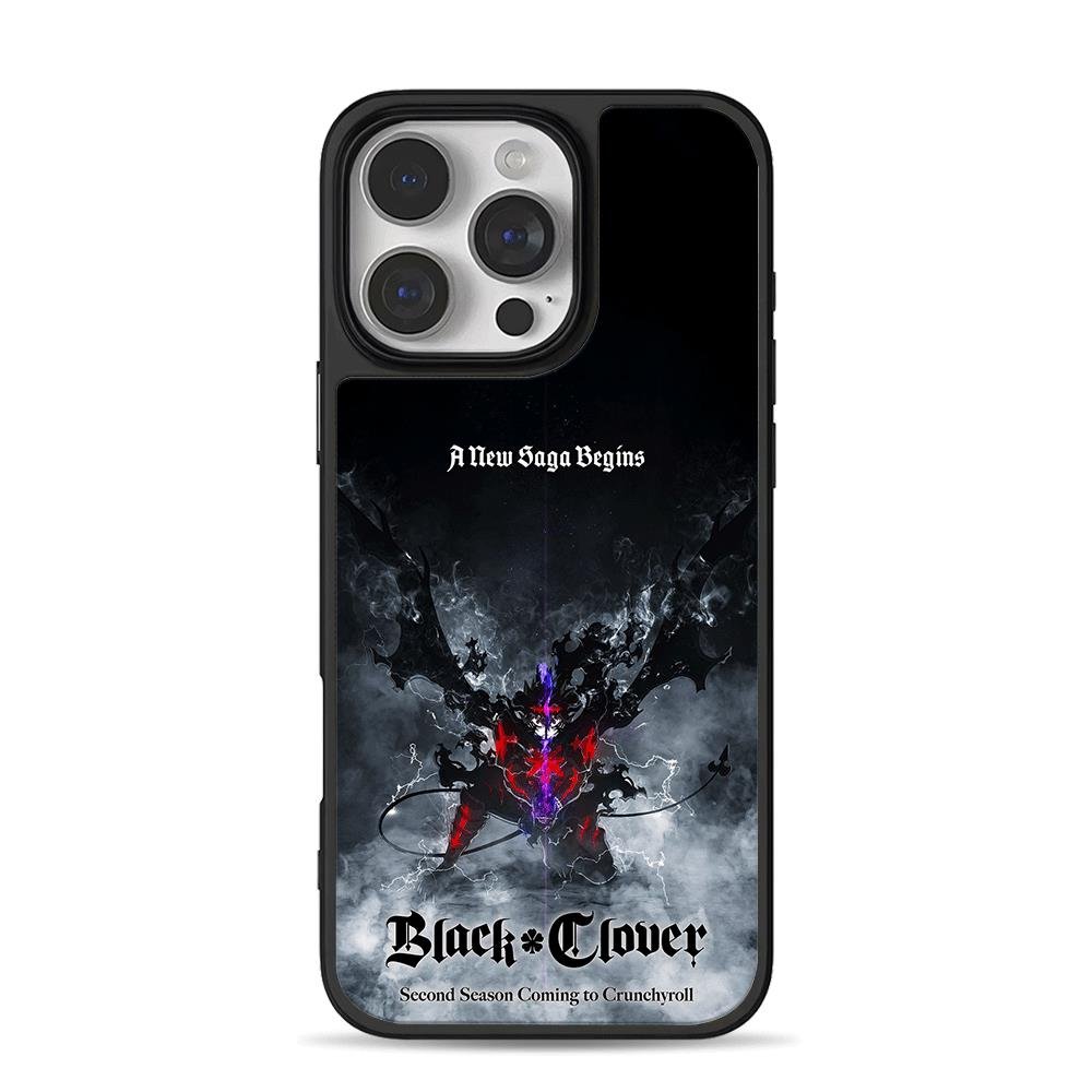 Black Clover dark winged demon anime promo art Phone Case Black Clover dark winged demon anime promo art Phone Case