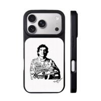 Ayrton Senna F1 racer Honda Shell Boss Nacional helmet Phone Case