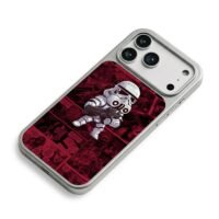 Chibi StarWars Stormtrooper burgundy comic collage Phone Case