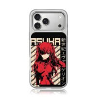 Asuka Langley Evangelion retro anime art Phone Case