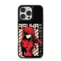 Asuka Langley Evangelion retro anime art Phone Case
