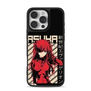 Asuka Langley Evangelion retro anime art Phone Case