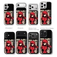 Asuka Langley Evangelion retro anime art Phone Case