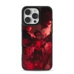 Black Clover Asta demon form dark red anime art Phone Case