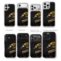 Ayrton Senna F1 race helmet with Honda Boss logos Phone Case