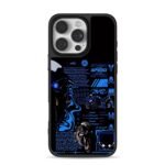 2009 Yamaha YZF R1 blue sportbike racing graphic Phone Case